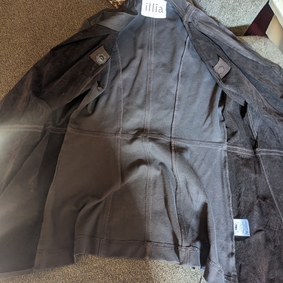 Avant garde Illia soft leather/fabric asymmetrical jacket - Picture 11 of 11